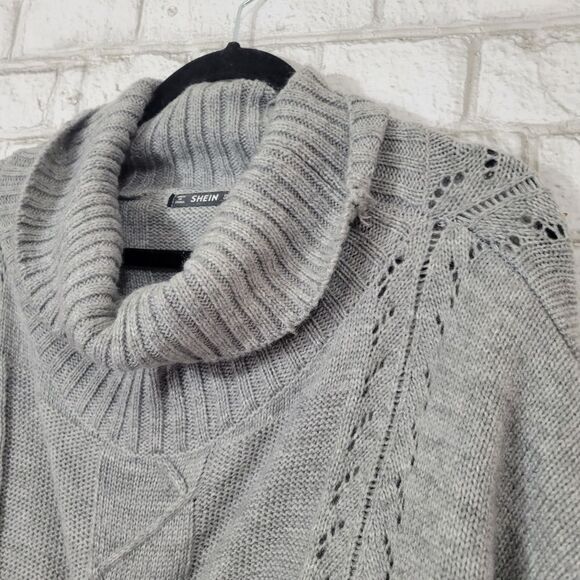 SHEIN gray turtleneck sweater - Picture 11 of 16